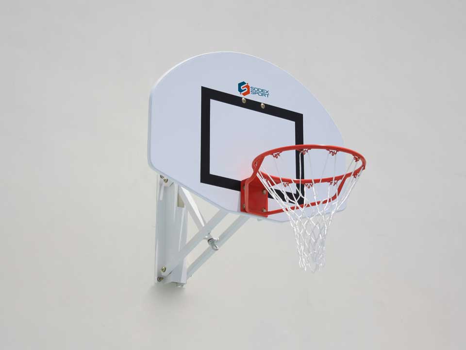 Fiberglass Fan Shaped Basketball Backboard - 1.12 x 0.78m - Image 2