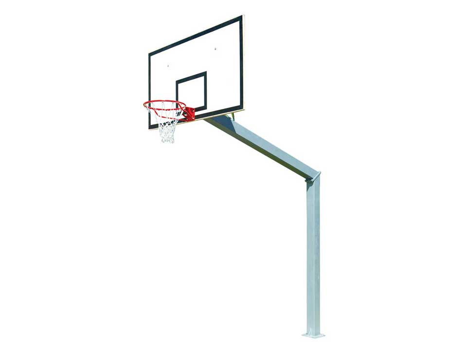 In-ground basketball goal, projection 2.25m, hoop height 3.05m