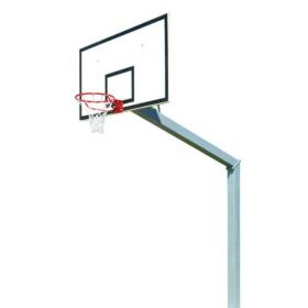 Socketed basketball goal, projection 2.25m, hoop height 3.05m