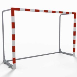 Handball foldable goal | Socketed | Aluminium front frame