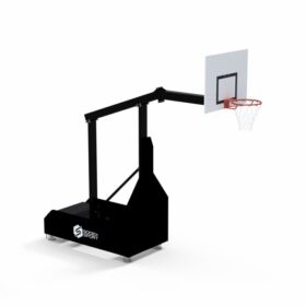 Mobile basketball goals, fixed ring height, projection of 1.60m