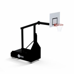 Mobile basketball goals, fixed ring height, projection of 1.60m