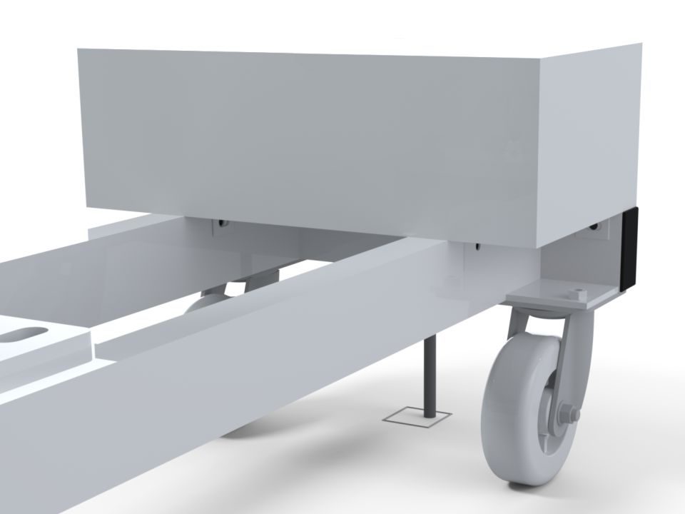 Mobile school basketball goal, adjustable positions - Image 3