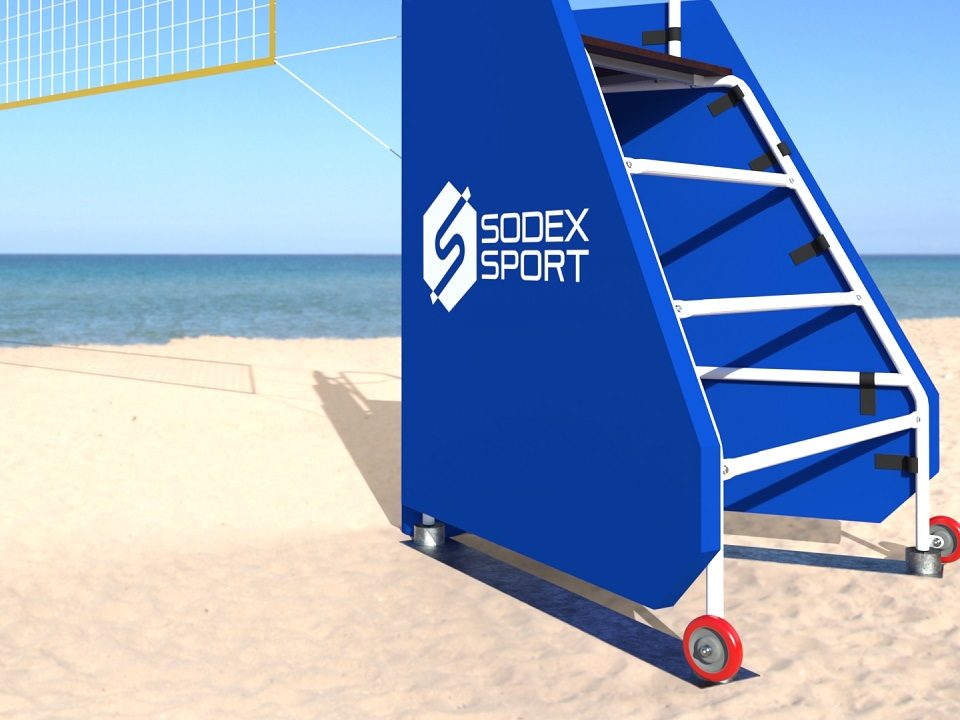 Mobile volleyball referee stand for competition - Image 6