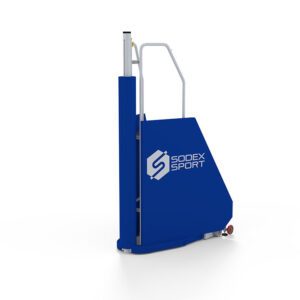 Mobile volleyball referee stand for competition