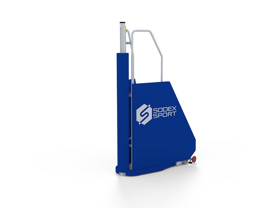 Mobile volleyball referee stand for competition
