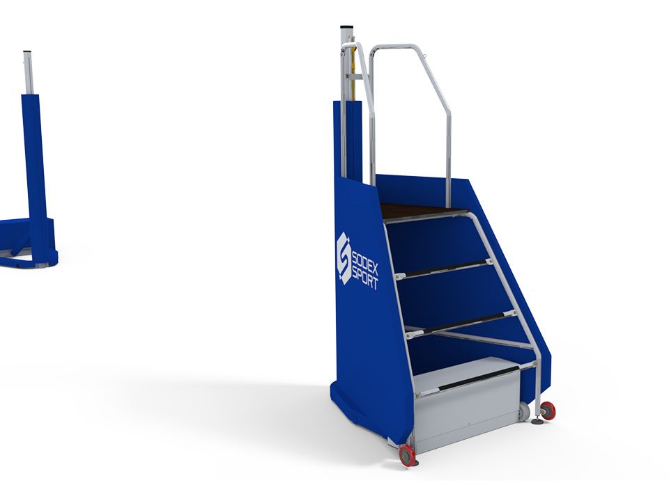 Mobile volleyball referee stand for competition - Image 7
