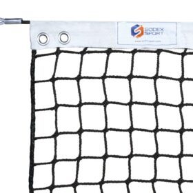 Pickleball knotless net in black Ø3.0mm polypropylene | 0.9m height