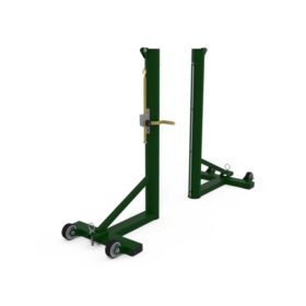 Portable tennis posts, fixed by anchors