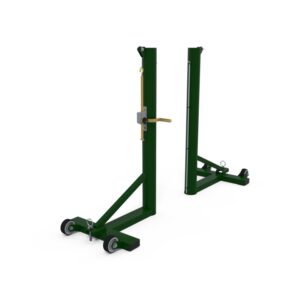 Portable tennis posts, fixed by anchors