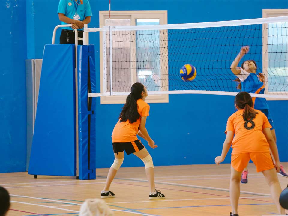 Galvanised Steel Socketed Volleyball Posts. Adjustable Height from 2.1m-2.45m - Class A - Image 3