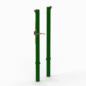 Galvanized Steel Tennis Posts - Ø76mm Socketed Design