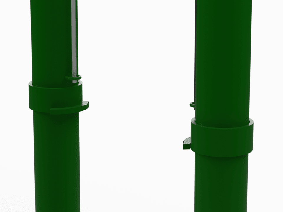 Galvanized Steel Tennis Posts - Ø76mm Socketed Design - Image 4
