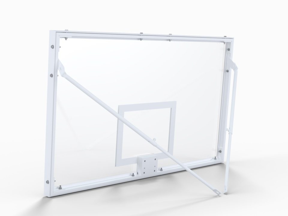Tempered glass backboard 1.80m x 1.05m - Image 2