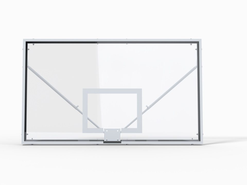 Tempered glass backboard 1.80m x 1.05m - Image 4