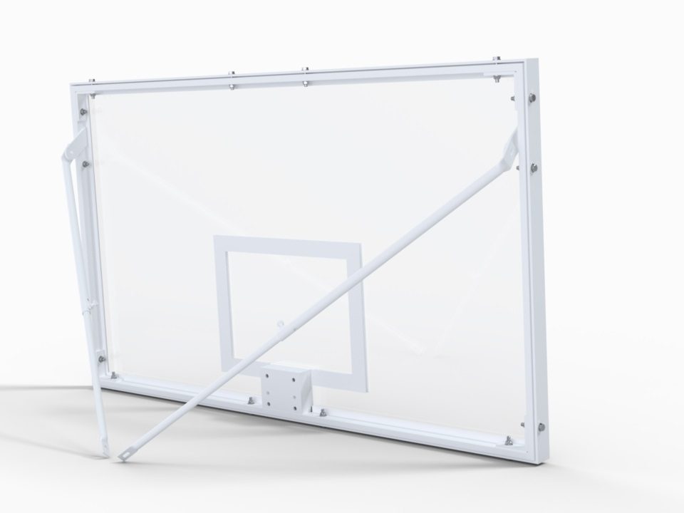 Tempered glass backboard 1.80m x 1.05m - Image 3