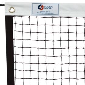 Training badminton net with PVC outline reinforced