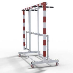 Transport trolley for handball/futsal goals