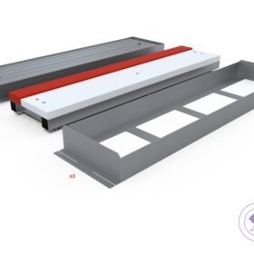 World Athletics-certified triple take-off board set