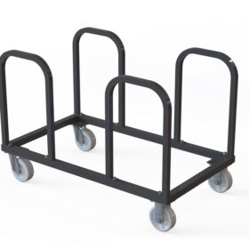 Trolley for rebound boards