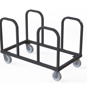 Trolley for rebound boards