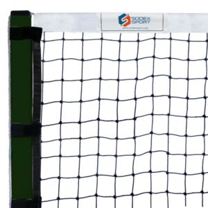 Pickleball net in black Ø2.0mm high-density polyethylene
