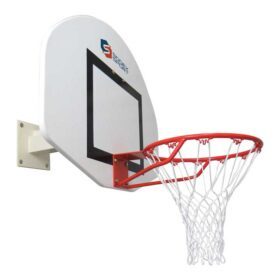 Wall-mounted basketball goal, fixed height at 2.60m or 3.05m