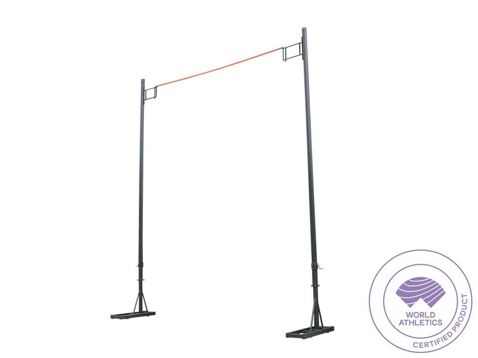 World Athletics-certified pole vault uprights