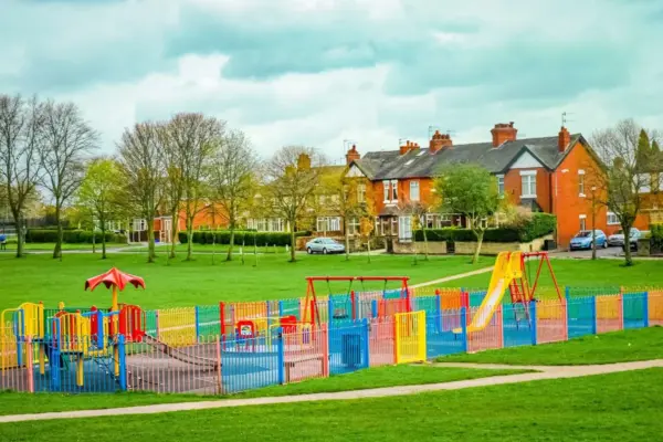 Multicoloured play park