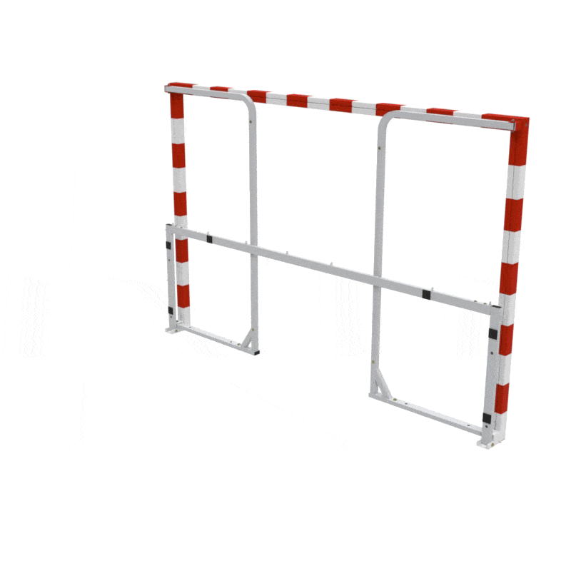 Handball foldable goal | Socketed | Aluminium | Hookless - Image 8