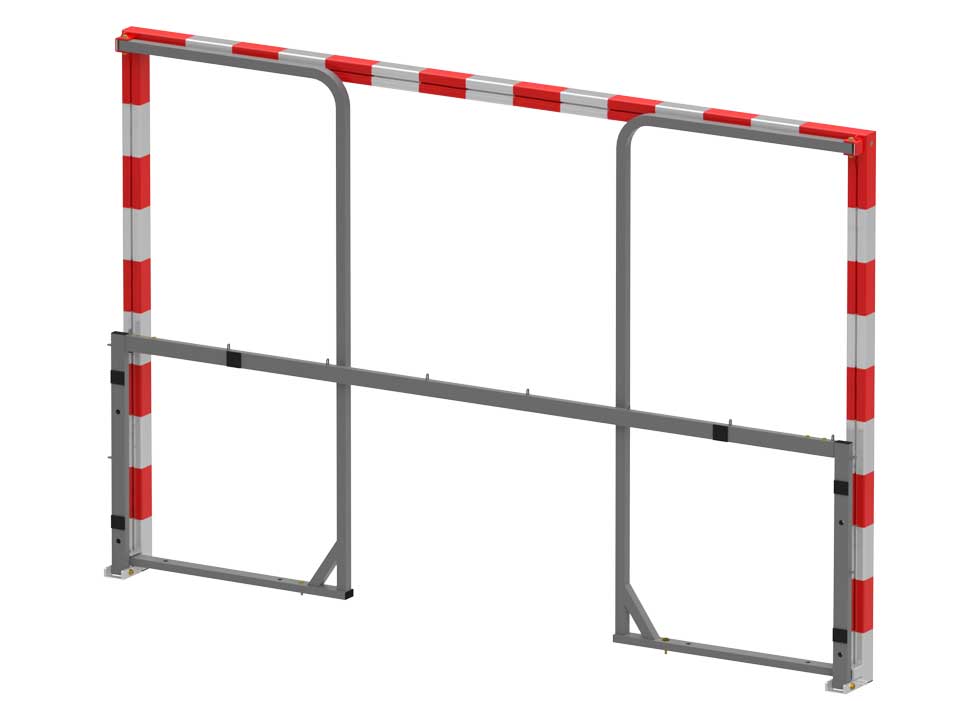Handball foldable goal | Socketed | Aluminium | Hookless - Image 5