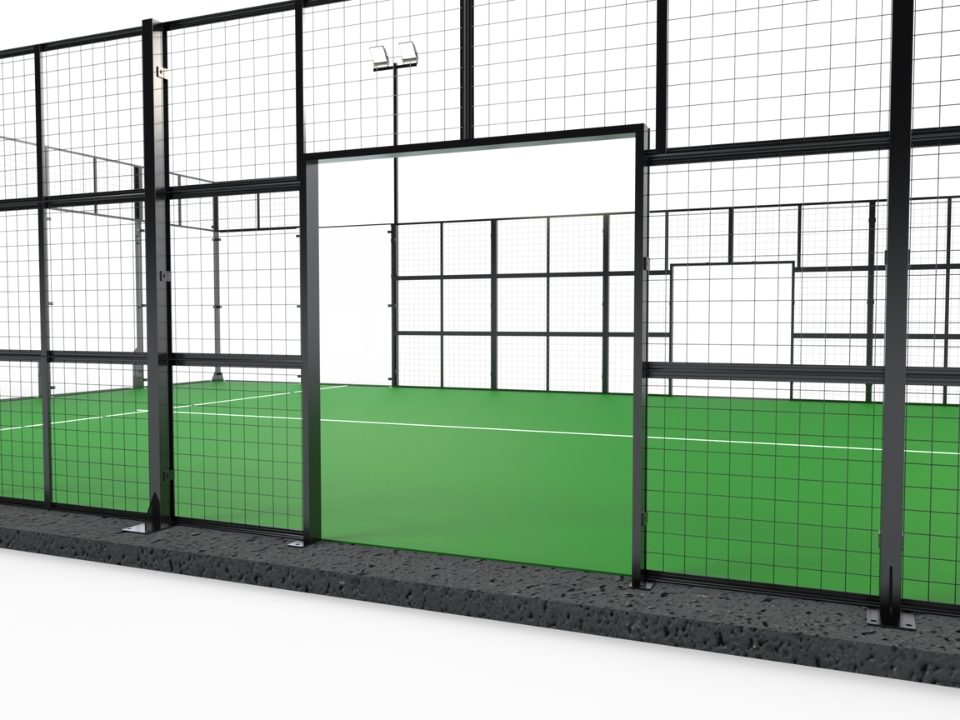Outdoor padel court | 12mm tempered glass panel | Anti-corrosion coating - Image 5