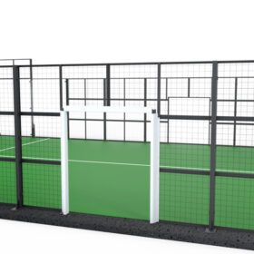 Padding for padel cage door