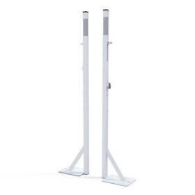 Badminton net posts | Fixed on baseplate | Adjustable height