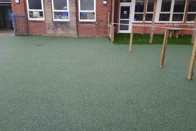Rubber Crumb Installation - Pathways Academy