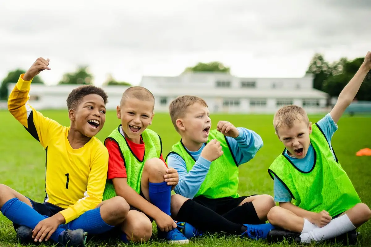 Children enjoying PE