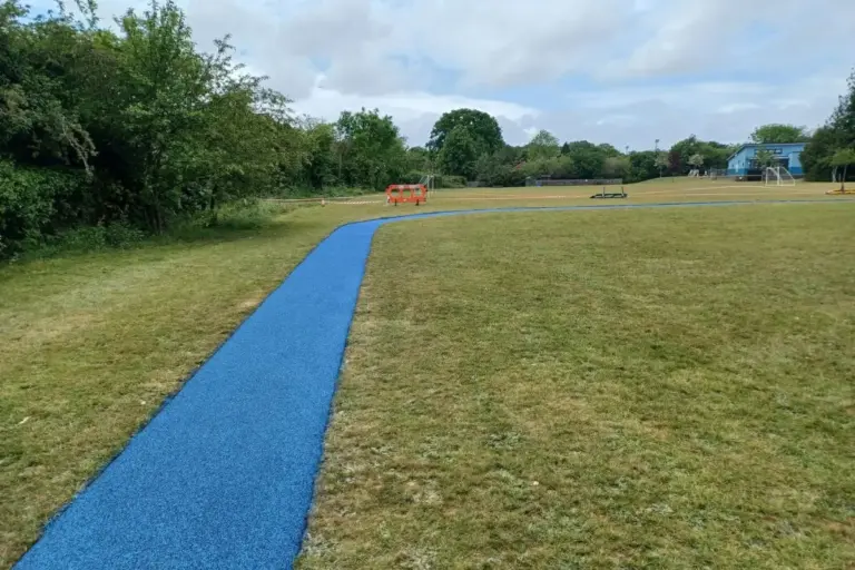 Blue Daily Mile Track