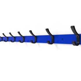Changing room wall hook rail