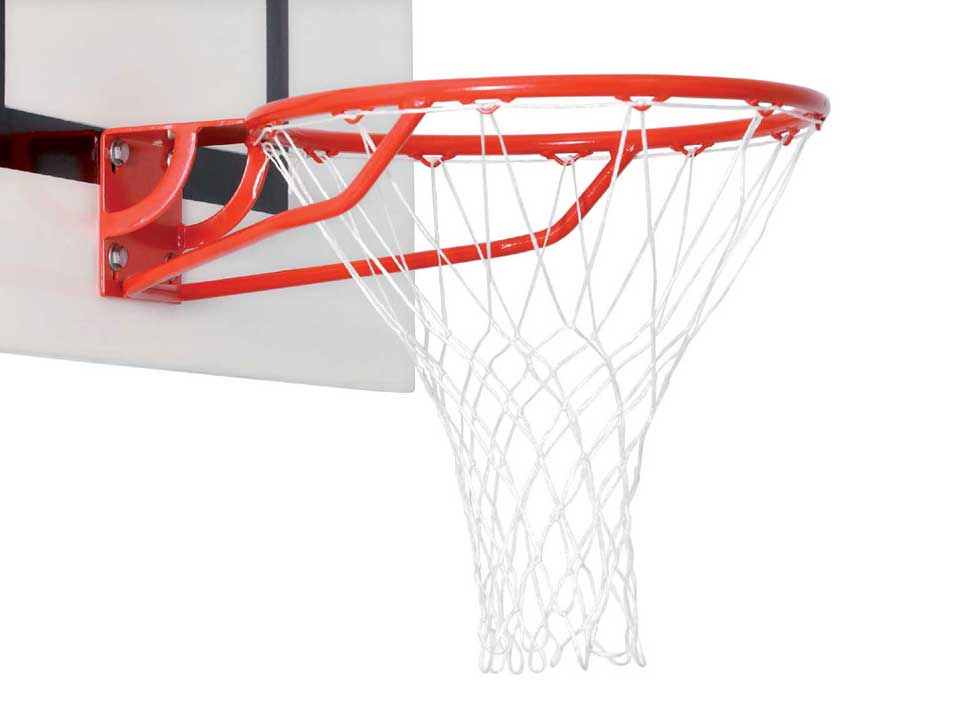 White basketball net, polypropylene, Ø2.5mm