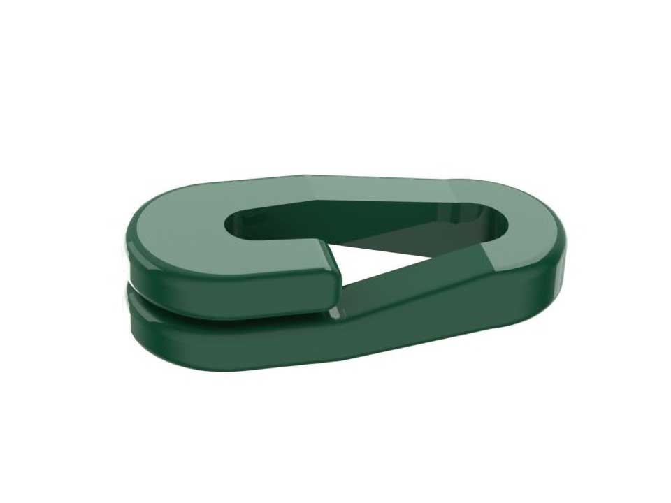 Plastic ball-stop net support hook