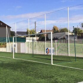 11-a-side football goal | Socketed | 24 x 8ft (7.32 x 2.44m) | 100 x 120mm aluminium tube