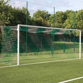 11-a-side hookless football goal | Socketed | 24 x 8ft (7.32 x 2.44m) | 100 x 120mm aluminium tube