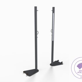 World Athletics-certified competition high jump posts